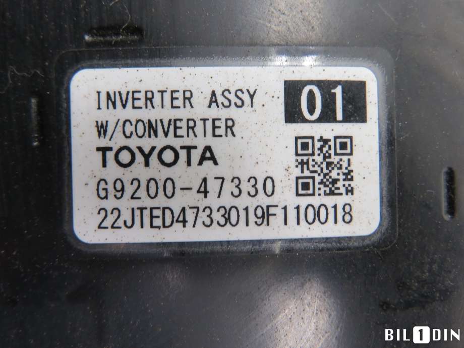 Inverter hybrid til Toyota C-HR 2016-->>  (TOYOTA|G920049136|)