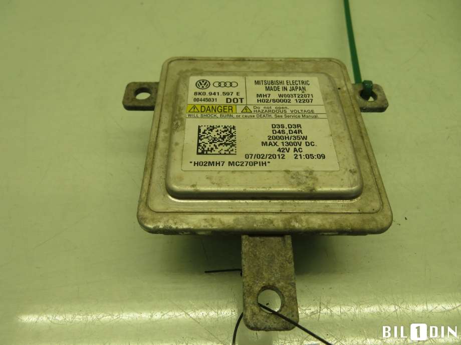 Styreenhet xenon/ballast til Audi A4 2007-2014 (Type IV) (B8) (B8) (AUDI|8K0941597E|)