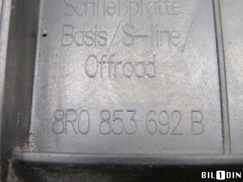 Frontplate øvre til Audi Q5 2012-2017 (Type I, Fase 2)  (AUDI|8R0853692B|)