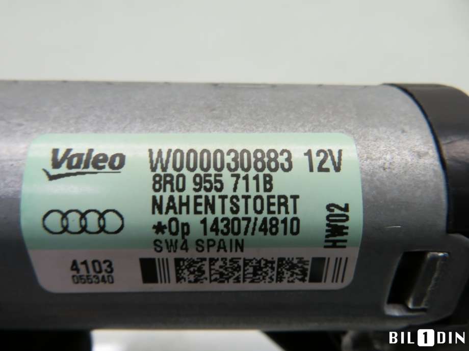 Viskermotor bakrute til Audi Q5 2012-2017 (Type I, Fase 2)  (AUDI|8R0955711B|)
