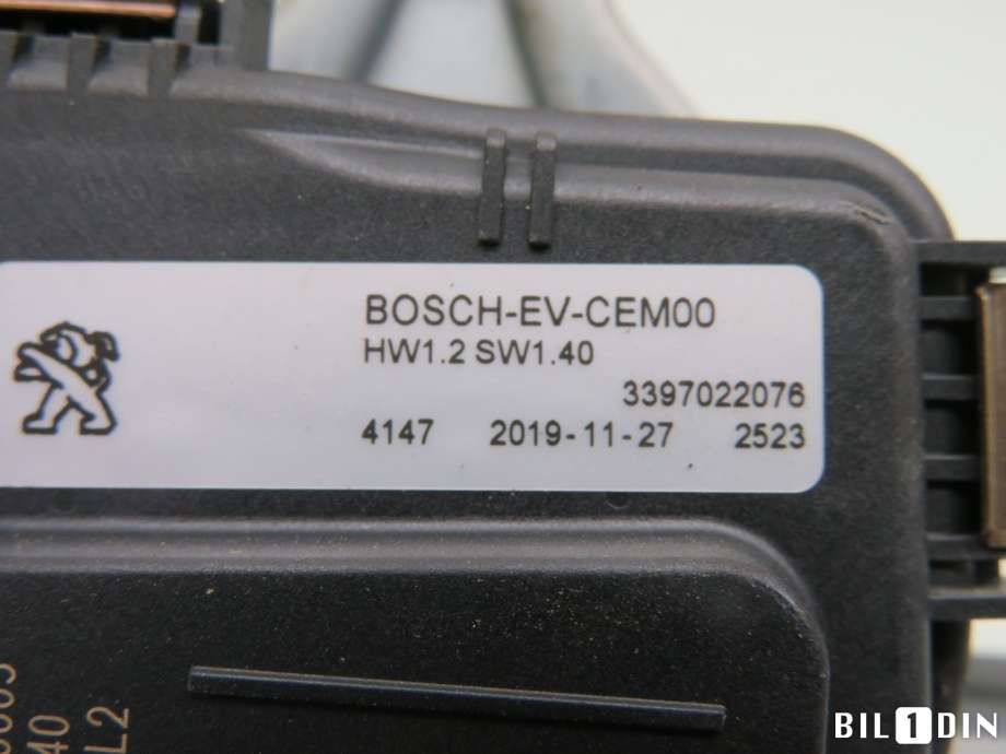 Viskeroverføring til Peugeot 5008 2017-->> (Type II)  (PEUGEOT|9810989580|)