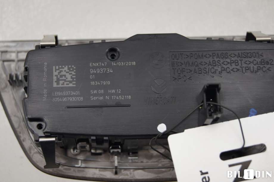 Bryter lys til BMW 5-Serie 2017-->> (G30/G31) (G30/G31) (BMW|61319472970||9493734)