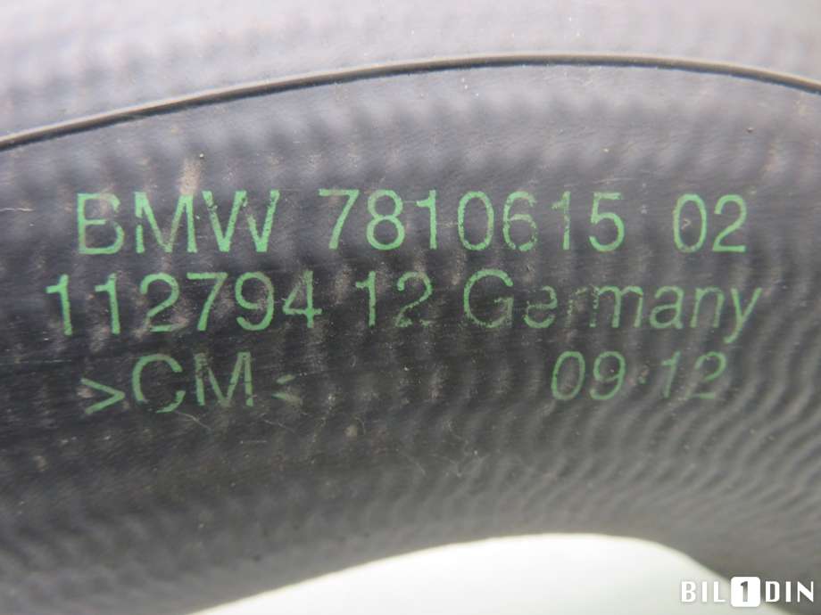 Turbo rør til BMW 5-Serie 2010-2017 (F10/F11) (F10/F11) (BMW|11617810615||7810615)