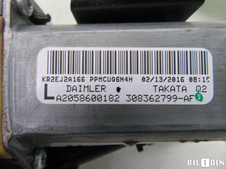 Airbag beltestrammer til Mercedes C-Klasse 2014-2018 (Fase 1) (W205) (W205) (MERCEDES|A2058600182|)