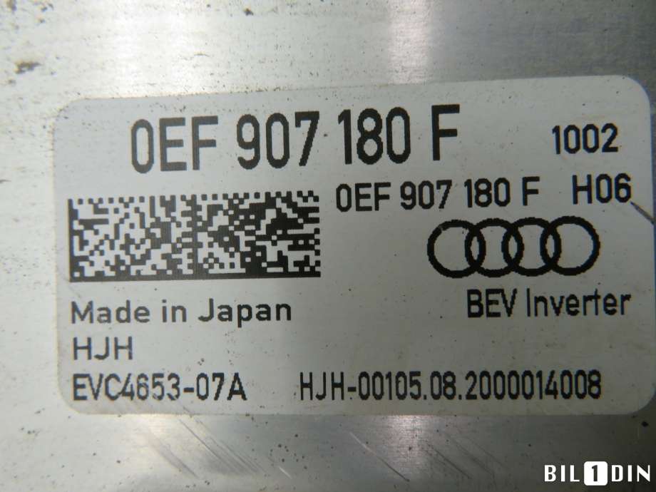 Inverter elbil til Audi e-tron 2018-->>  (AUDI|0EF907080E|)