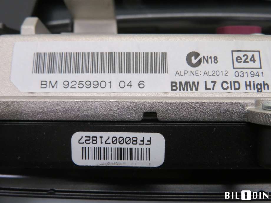 Instrument kjørecomputer til BMW 1-Serie 2011-2015 (Fase 1) (F20/F21) (F20/F21) (BMW|65509292245|)