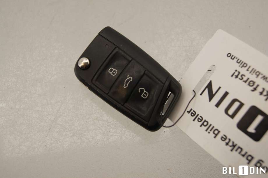 Nøkkel til VW e-Golf 2014-2017 (Fase 1) (VOLKSWAGEN|5G0959752DG||5G0959752BA)