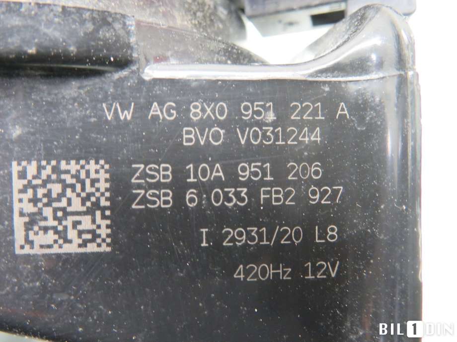 Horn/signalhorn til VW ID.3 2020-->>  (VOLKSWAGEN|8X0951221A|)