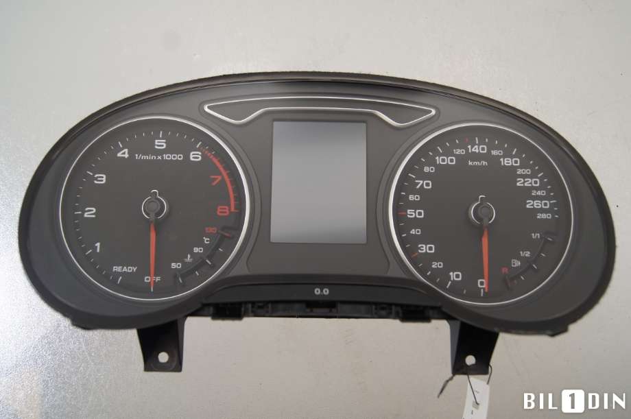 Instrumentpanel til Audi A3 2016-2020 (Type III, Fase 2) (AUDI|8V0920872Q|)