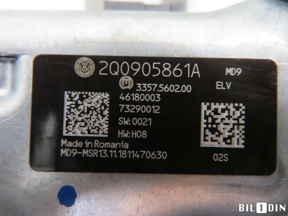 Rattaksel til Škoda Octavia 2017-2020 (Type III, Fase 2)  (SKODA|5Q1419502BG|5Q1419502CG|)