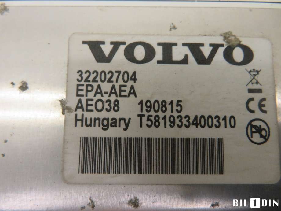 Batterilader (OBC - On Board Charger) til Volvo S60 2019-2023 (Type III)  (VOLVO|32202704|)
