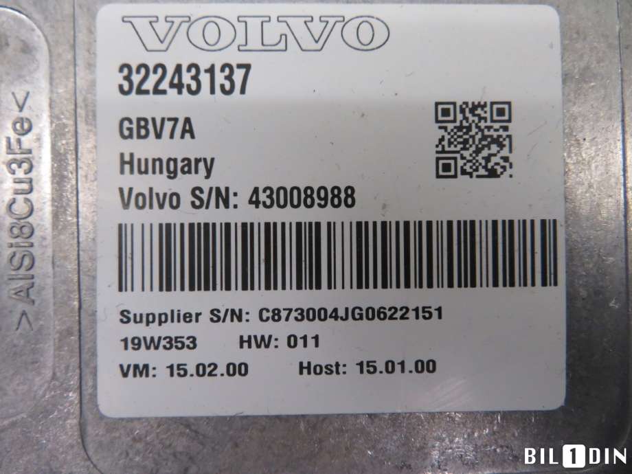 Styreenhet parkering til Volvo S60 2019-2023 (Type III)  (VOLVO|32243137|)