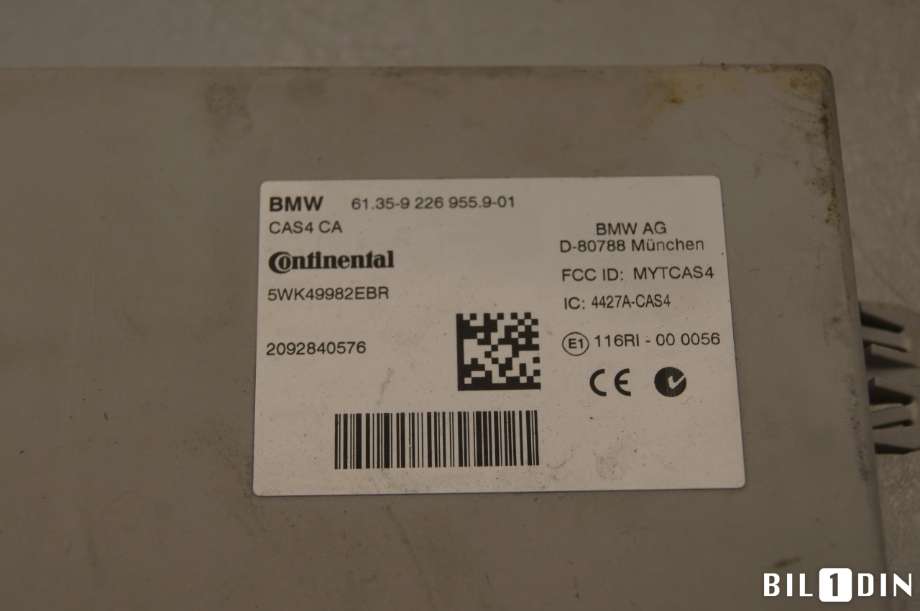 Styreenhet diverse til BMW 7-Serie 2009-2015 (F01/F02/F03/F04) (F01/F02/F03/F04) (BMW|61356809372||61359226955)