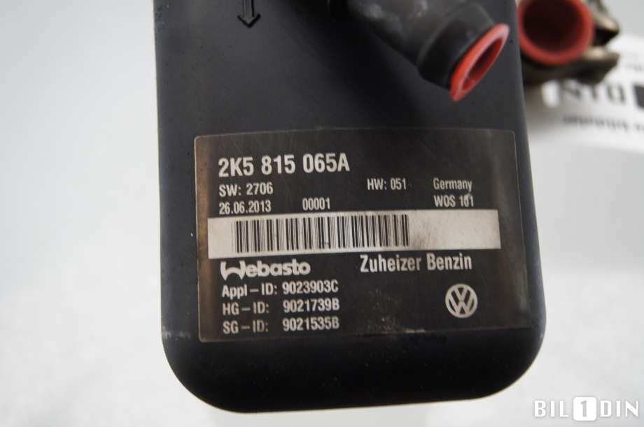 Bensinvarmer til VW Caddy 2004-2010 (Type III, Fase 1) (VOLKSWAGEN|7N0815071||2K5815065A)
