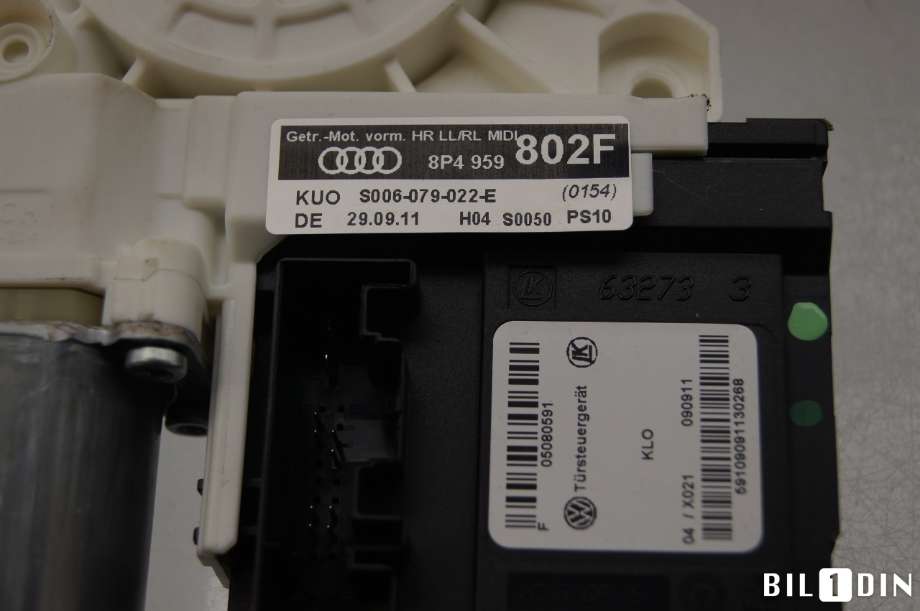 Ruteheis høyre bak til Audi A3 2009-2012 (Type II, Fase 2)  (AUDI|8P4959802F|S006079022E|)