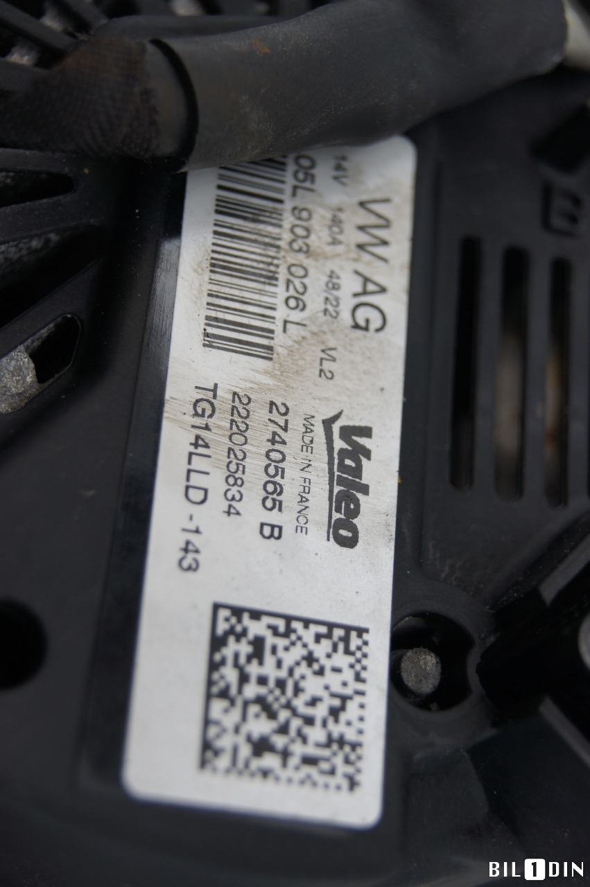 Dynamo til VW Caddy 2020-->> (Type IV)  (VOLKSWAGEN|05L903026L|)