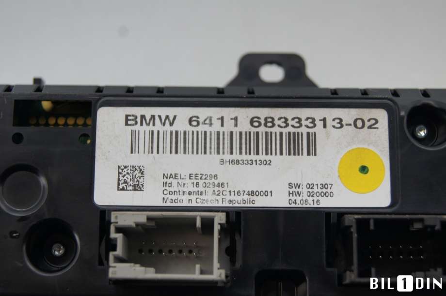 Varmeapparat betjening til BMW X3 2010-2017 (F25) (F25) (BMW|64116825513|)