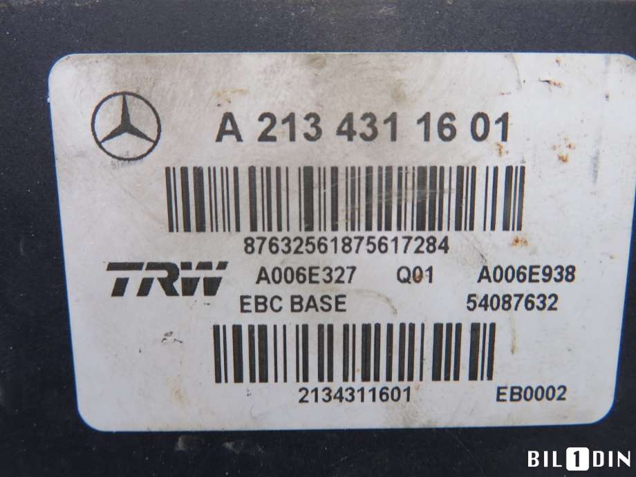 ABS sentral til Mercedes E-Klasse 2016-2023 (W213) (W213) (MERCEDES|A2134316101|A2134312201|A2134311601)