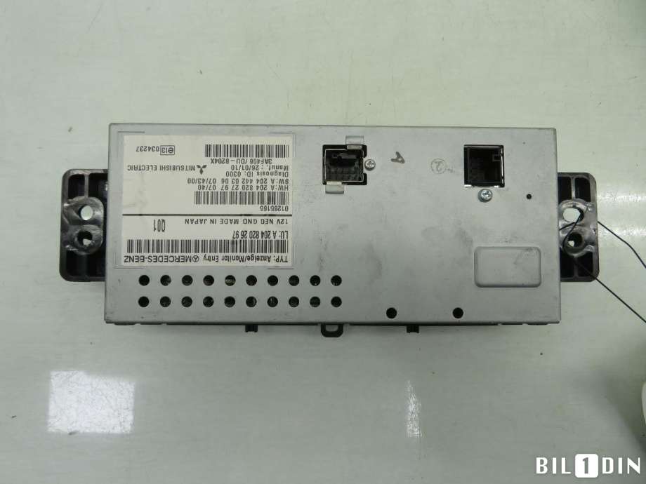 Multimedia display (MCU - Media Controller Unit) til Mercedes GLK 2008-2015 (X204) (X204) (MERCEDES|A2048202697|)