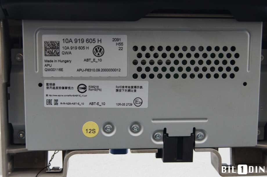 Instrument kjørecomputer til VW ID.3 2020-->>  (VOLKSWAGEN|10A919605K|)