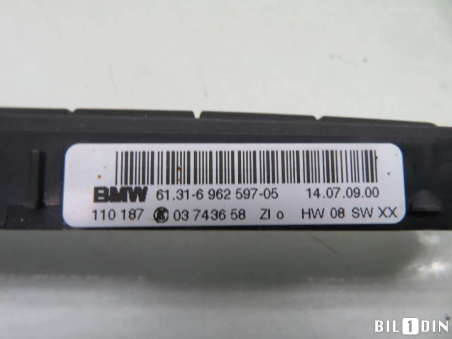 Bryter setevarme til BMW 3-Serie 2005-2011 (E90/E91/E92/E93) (E90/E91/E92/E93) (BMW|61319123756||61316962597)