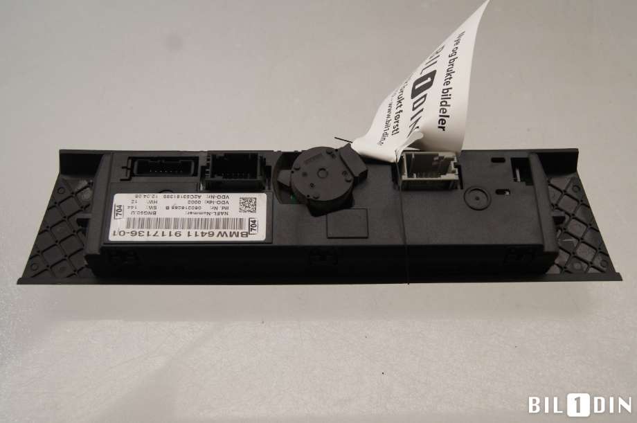 Varmeapparat betjening til BMW 3-Serie 2005-2011 (E90/E91/E92/E93) (E90/E91/E92/E93) (BMW|64119286618||64119117136)