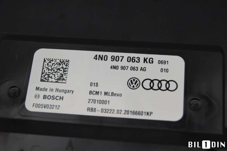 Styreenhet comfort (BCM) til Audi e-tron 2018-->>  (AUDI|4N0907063KN||4N0907063KG)