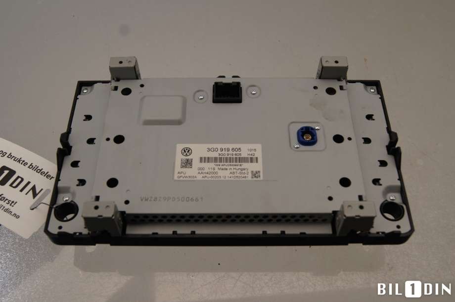 Multimedia display (MCU - Media Controller Unit) til VW Passat 2015-2019 (Fase 1) (B8) (B8) (VOLKSWAGEN|3G0919605|)