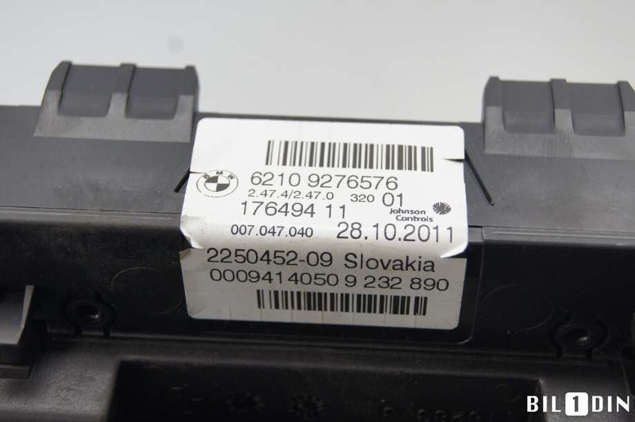 Instrumentpanel til BMW X3 2010-2017 (F25) (F25) (BMW|62108794196|62106843041|62109276576)