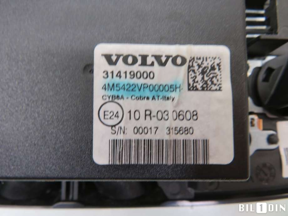 Alarm til Volvo XC60 2014-2017 (Type I, Fase 2)  (VOLVO|31419000|)