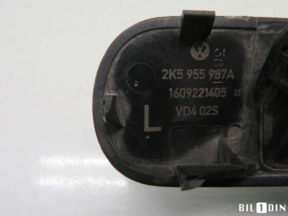Lyktespylerdyse til VW Caddy 2015-2020 (Type III, Fase 3)  (VOLKSWAGEN|2K7955986||2K5955988A)