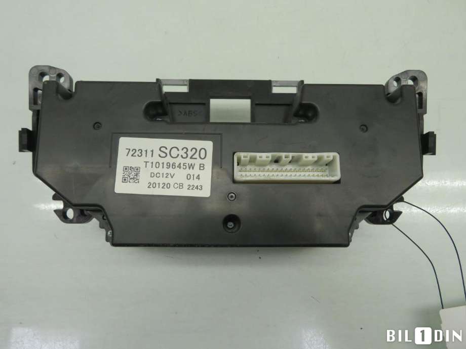 Varmeapparat betjening til Subaru Forester 2008-2013 (Type III)  (SUBARU|72311SC320|)