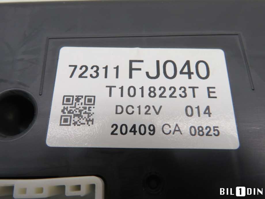 Varmeapparat betjening til Subaru XV 2012-2017 (Type I)  (SUBARU|72311FJ040|)