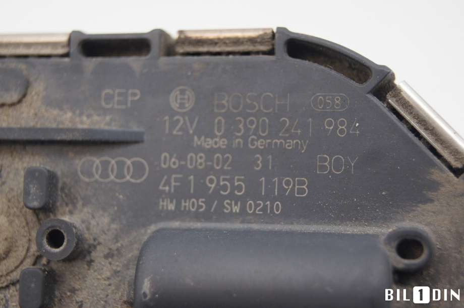 Viskermotor frontrute til Audi A6 2005-2008 (Type III, Fase 1) (C6) (C6) (AUDI|4F1955023K|4F1955119C|4F1955119B)