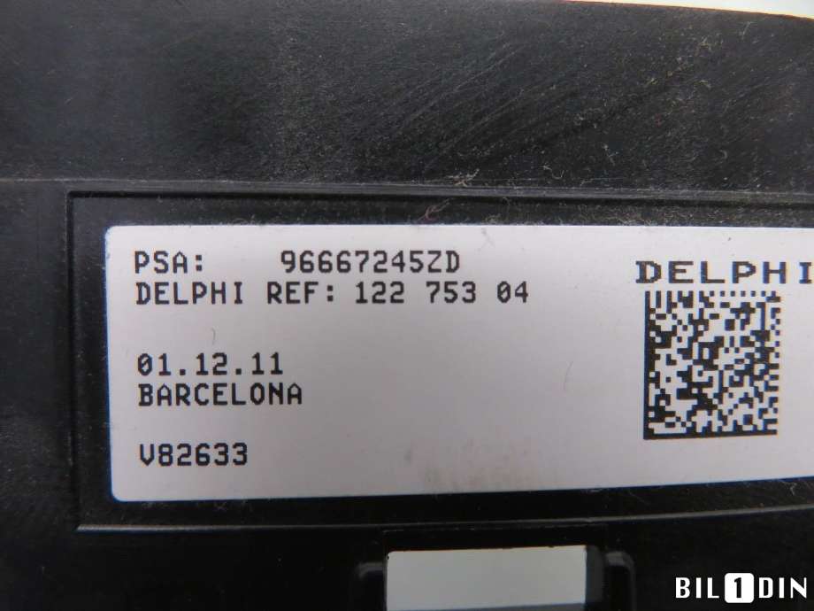 Bryter diverse til Peugeot 508 2011-2014 (Type I, Fase 1)  (PEUGEOT|6243E4||96667245ZD)