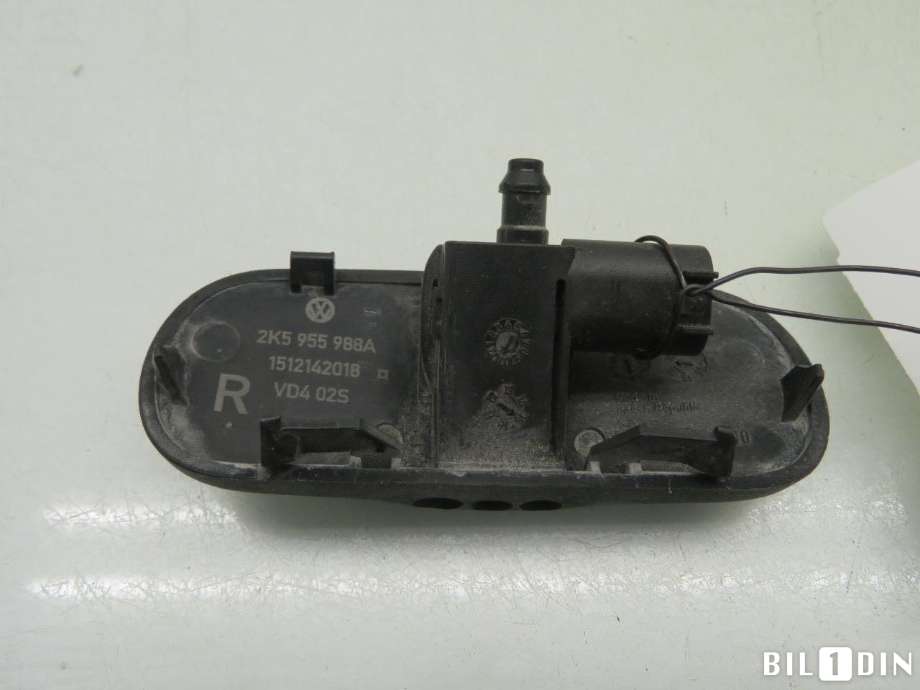 Lyktespylerdyse til VW Caddy 2015-2020 (Type III, Fase 3)  (VOLKSWAGEN|2K7955986|2K5955988A|)