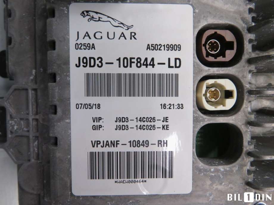 Instrumentpanel til Jaguar I-PACE 2018-->>  (JAGUAR|T4K8236|J9D310F844LG|J9D310F844LD)