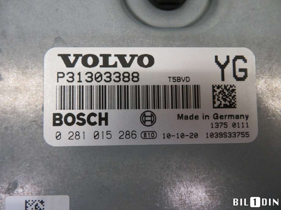 Styreenhet motor til Volvo XC70 2008-2013 (Type II, Fase 1) (VOLVO|36001123||31303388)