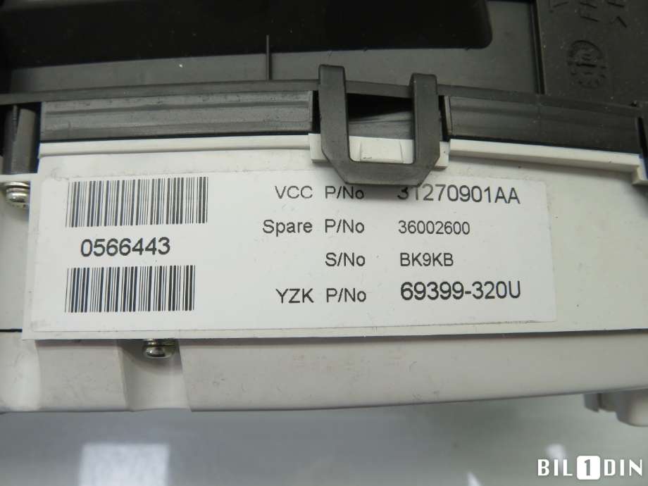 Instrumentpanel til Volvo XC70 2008-2013 (Type II, Fase 1)  (VOLVO|36002600||31270901AA)