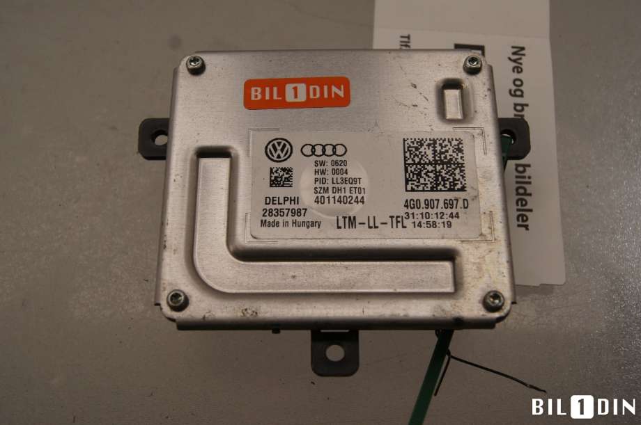 Styreenhet xenon/ballast til Audi A4 2007-2014 (Type IV) (B8) (B8) (AUDI|4G0907697D|)