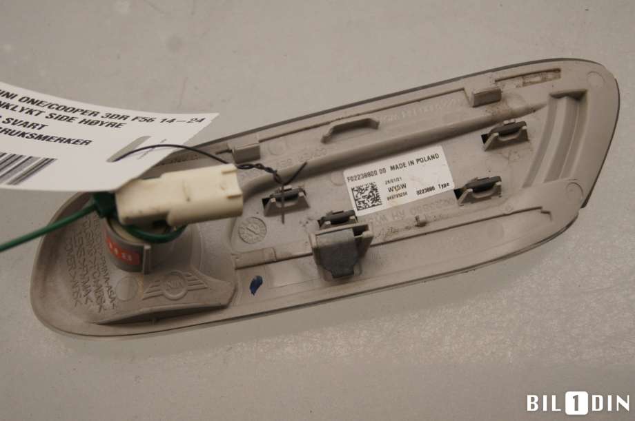 Blinklykt side høyre til Mini One/Cooper 2014-->> (F54-57) (F54-57) (MINI|63138497952||849795204)