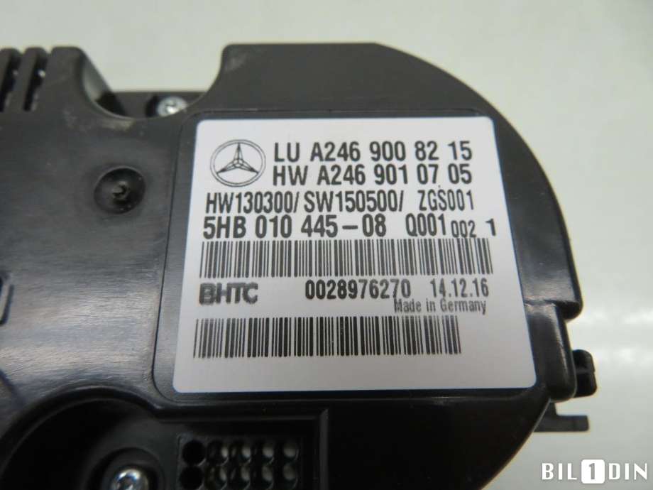 Varmeapparat betjening til Mercedes CLA 2013-2019 (C117) (C117) (MERCEDES|A2469008215|)