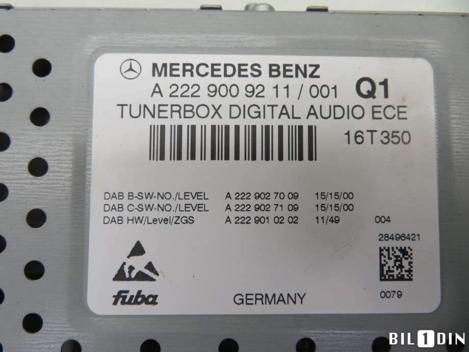 Bilstereo diverse til Mercedes CLA 2013-2019 (C117) (C117) (MERCEDES|A2229009211|)