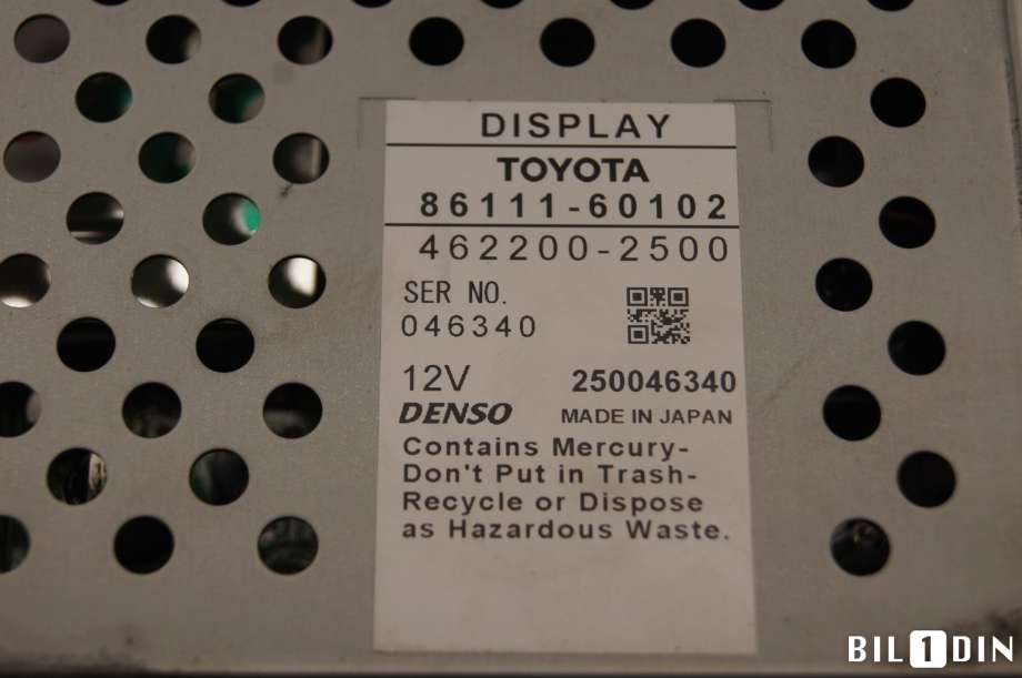 Instrument kjørecomputer til Toyota Land Cruiser 120 2002-2009 (TOYOTA|8611160102|422002500|)