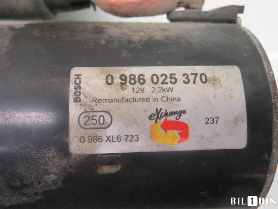 Starter diesel til Volvo XC70 2008-2013 (Type II, Fase 1)  (VOLVO|36002642|)