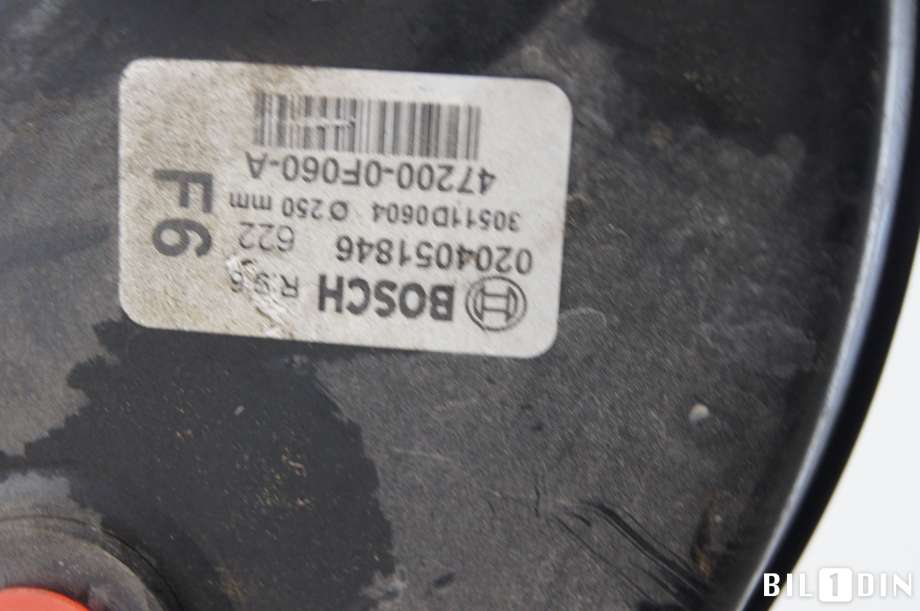 Bremsekraft-forsterker til Toyota Verso 2009-2016 (Type III) (TOYOTA|4461009D70|4461009600|)