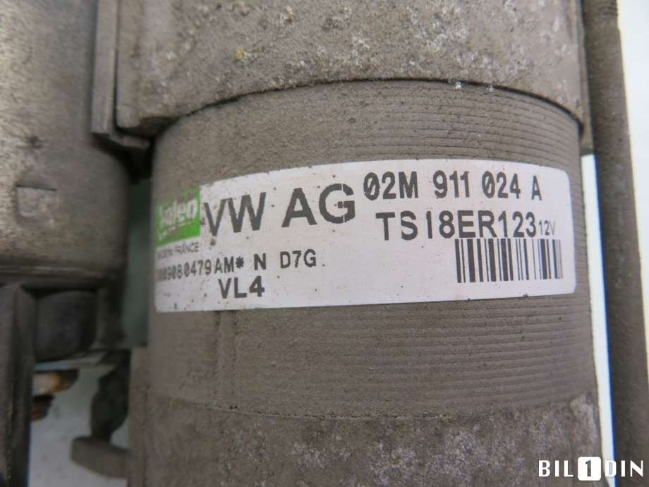 Starter diesel til VW Tiguan 2007-2011 (Type I, Fase 1)  (VOLKSWAGEN|02M911024PX|)