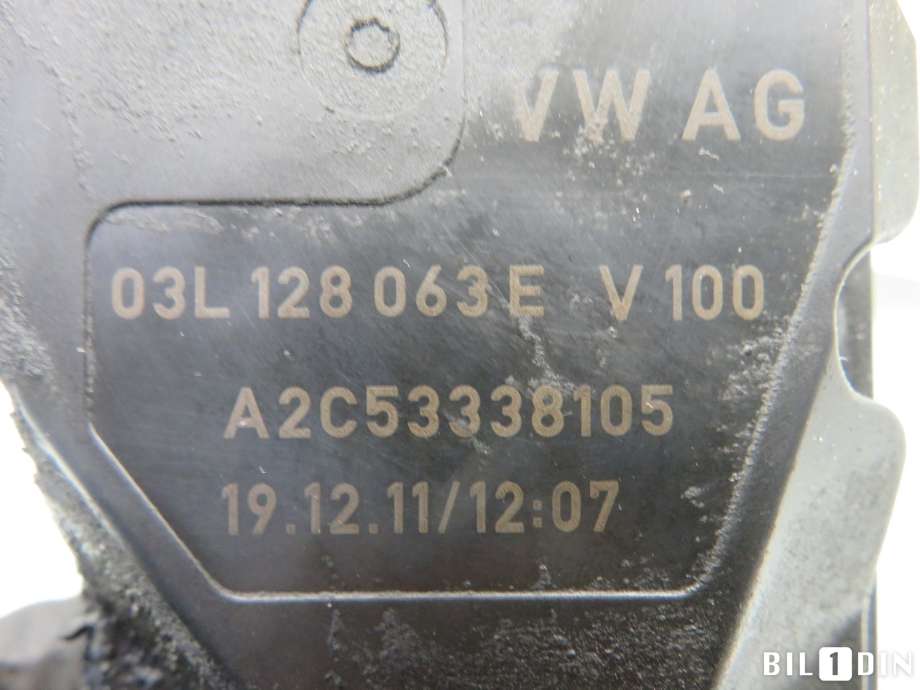 Spjeldhus til VW Tiguan 2007-2011 (Type I, Fase 1) (VOLKSWAGEN|03L128063E|)