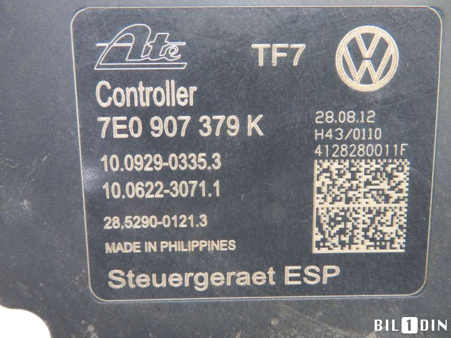 ABS sentral til VW Transporter / Caravelle 2009-2015 (Fase 2) (T5) (T5) (VOLKSWAGEN|7E0614517H|)