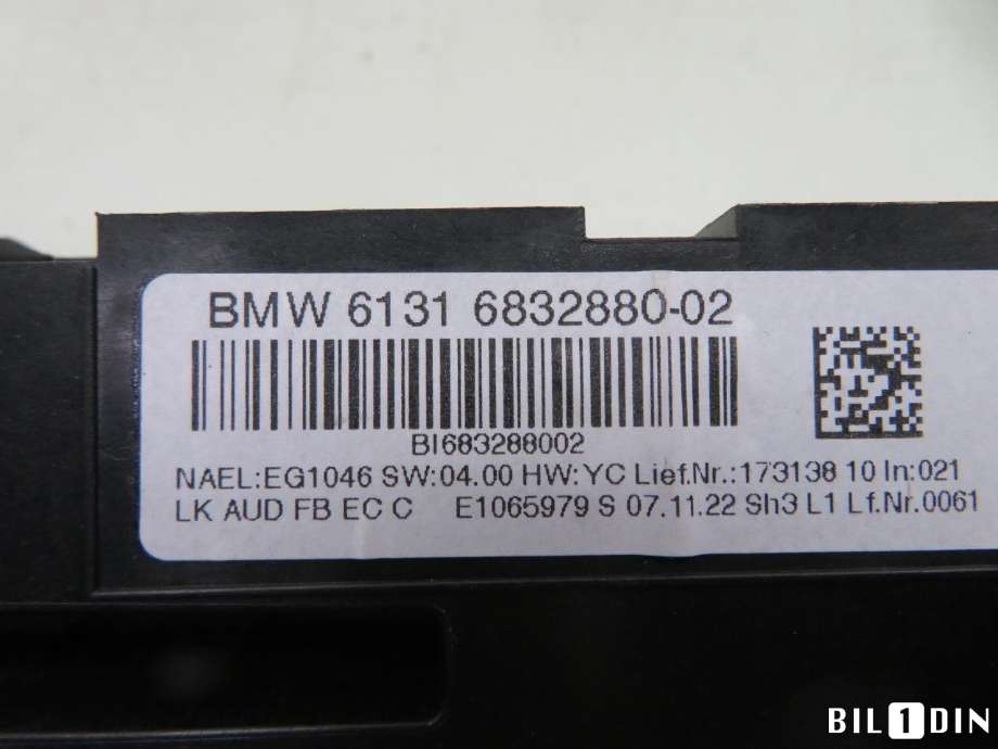 Bilstereo til BMW 3-Serie 2012-2018 (F30/F31/F34) (F30/F31/F34) (BMW|61316832880|)
